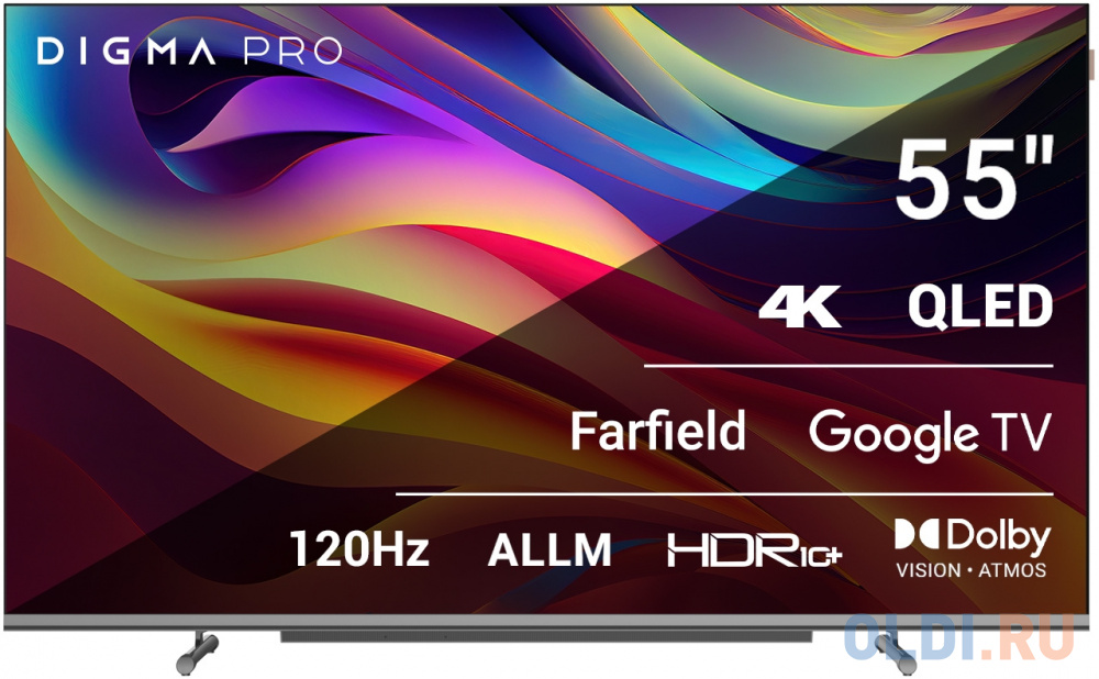 Комплектация телевизора Digma Pro QLED 55L